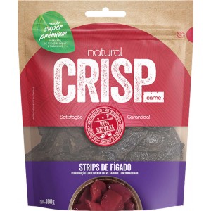 Petisco Natural Crisp para Cães Sabor Fígado - 100g