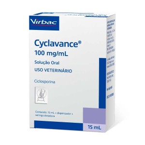 Cyclavance Virbac 100 mg/mL para Cães - 15mL