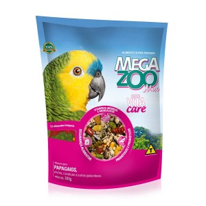 Ração Megazoo Mix para Papagaios - 350g