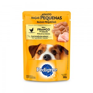 Sachê Pedigree Cães Adultos Raças Pequenas Frango - 100g