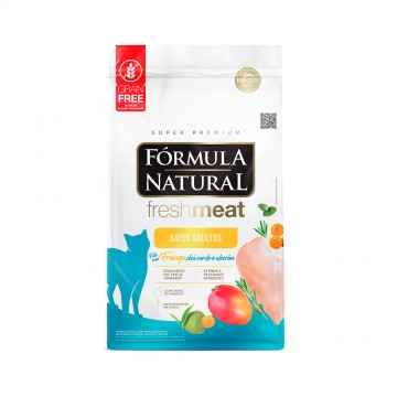 Ração Fórmula Natural Fresh Meat para Gatos Adultos Sabor Frango - 7kg
