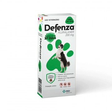 Antiparasitário MSD Defenza 200mg para Cães de 10 a 20 kg