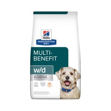 Ração Hills Prescription Diet W/D Controle Do Peso E Glicêmico Para Cães Adultos Diabéticos - 3,8kg