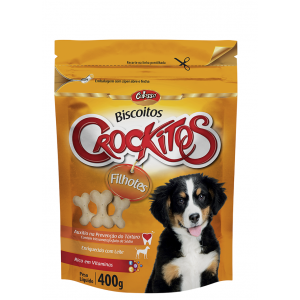 Biscoito para Cães Crockitos Colosso Filhotes - 400g