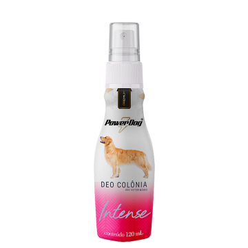 Colônia para Cães e Gatos PowerDog Intense 120 ml