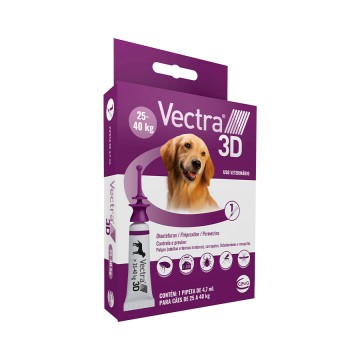 Antipulgas e Carrapatos Ceva Vectra 3D para Cães de 25 a 40Kg
