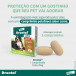 Drontal Plus Sabor Carne contra vermes e giárdia para cães 35kg - 2 comprimidos