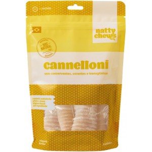 Mordedor Cannelloni Natty Chews Traqueia Bovina Desidratada Para Cães