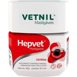 Hepvet Mastigável - 30 comprimidos