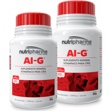Suplemento Vitaminico para Cães AI-G Nutripharme aig - 30 comprimidos