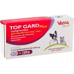 Vermífugo Top Gard Plus Vansil - 660mg