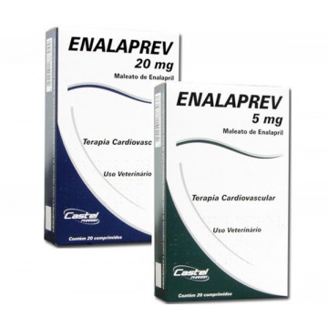 Enalaprev - 5mg/20mg - 20 comprimidos