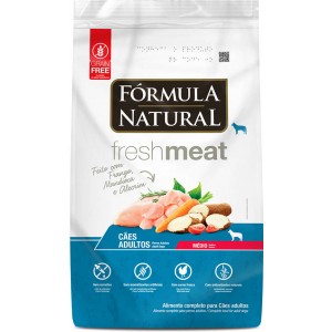 Ração Fórmula Natural Fresh Meat Cães Adultos Porte Médio - 2,5/12kg