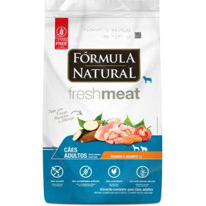 Ração Fórmula Natural Fresh Meat Cães Adultos Raças Grandes e Gigantes - 12kg