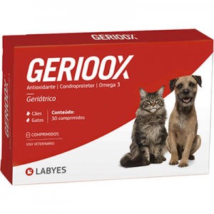 Antioxidante Labyes Gerioox Condroprotetor para Cães e Gatos - 30 comprimidos