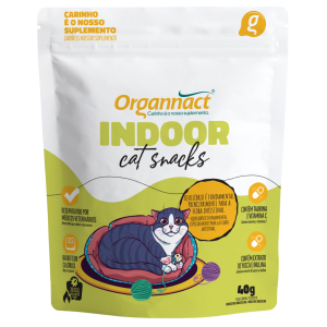 Indoor Cat Snacks Organnact - 40g