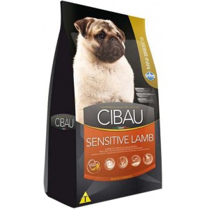 Ração Cibau Sensitive Lamb para Cães Adultos Sensíveis de Raças Pequenas - 3kg