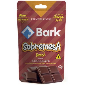 Snack Bark para Cães Sobremesa Sabor Chocolate - 60g