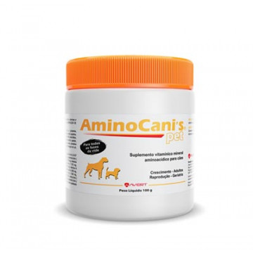Suplemento Vitamínico Avert Aminocanis Pet - 100g