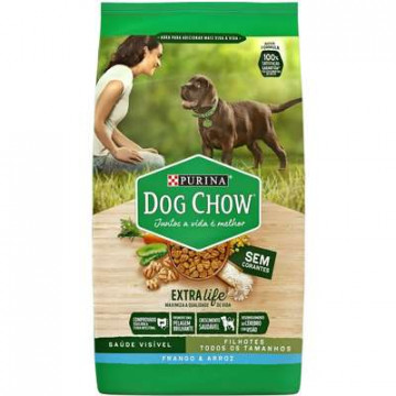Dog Chow Filhote Carne e Arroz Raças Pequenas - 15kg