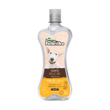 Shampoo Petbrilho Aveia e Mel Cães e Gatos - 500ml