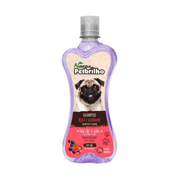 Shampoo Petbrilho Açaí e Guaraná Cães e Gatos - 500ml