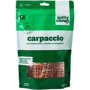 Mordedor Bovino Desidratado Carpaccio Natty Chews Para Cães