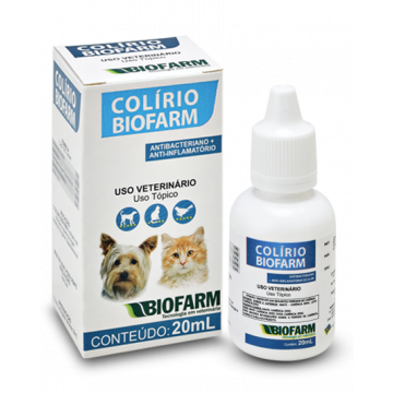 Colírio Biofarm Pet Cães e Gatos - 20ml