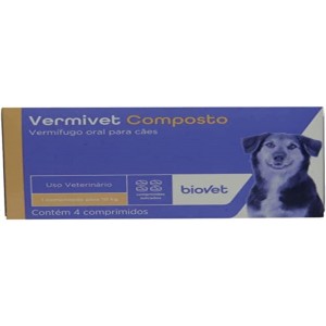 Vermivet Composto - 600 mg Vermífugo 
