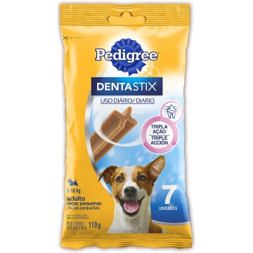 Petisco Pedigree Dentastix Cuidado Oral Para Cães Adultos Raças Pequenas - 3 / 7 Unidades