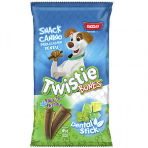 Snacks Stick Twistie Dental Fresh Cães - 45g