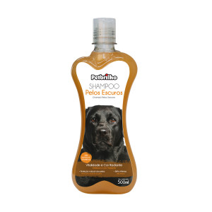 Shampoo Petbrilho Cães Pelos Escuros - 500ml