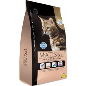 Ração Farmina Matisse Salmão para Gatos Adultos Castrados - 2kg/7,5kg