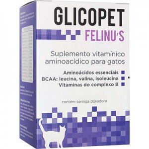 Glicopet Felinus Suplemento Vitamínico  para Gatos - 30 ml