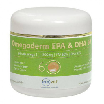 Omegaderm Inovet EPA DHA 60% - 1000mg - 30 cp