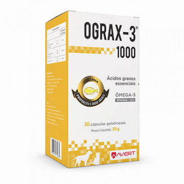 Ograx 3 - 1000 mg - 30 Cápsulas