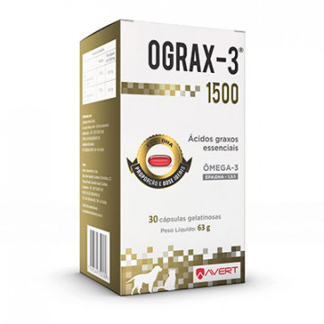 Ograx 3 - 1500 mg - 30 Cápsulas