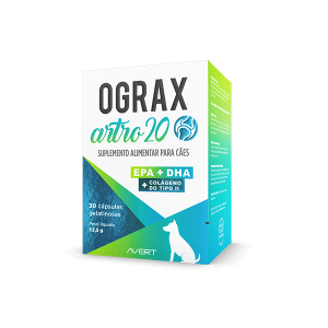 Ograx Artro 20 Suplemento Alimentar Avert para Cães