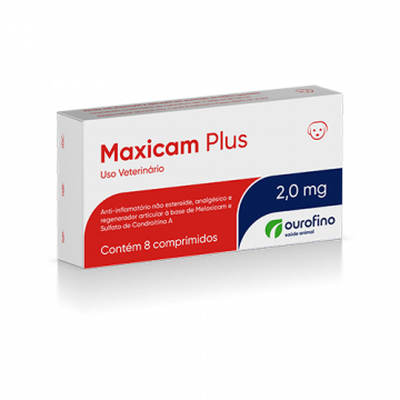 Maxicam Plus - 0,5mg/2mg - cartela com 8 comprimidos