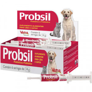 Probsil Probiótico e Prebiótico para Cães e Gatos