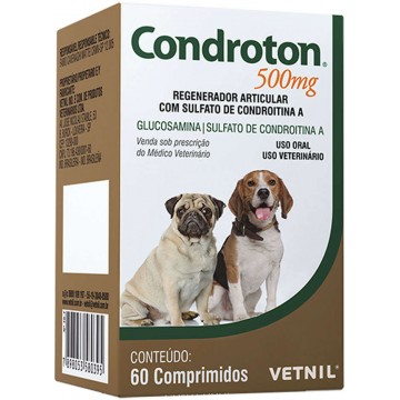 Regenerador Articular Vetnil Condroton - 60 Comprimidos