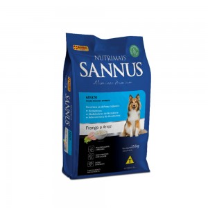 Ração Sannus Cães Adultos Raças Médias e Grandes - 15kg