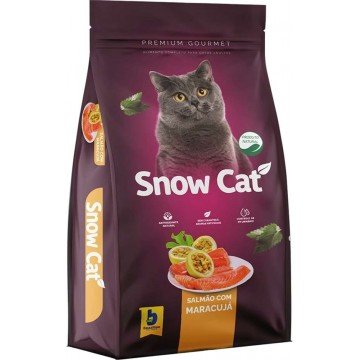 Ração Snow Cat Salmão com Maracujá para Gatos Adultos