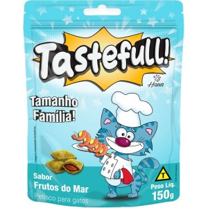 Petisco Hana Tastefull para Gatos Sabor Frutos do Mar 40g/150g