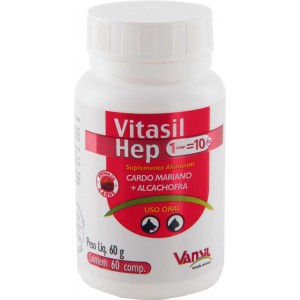 Vitasil Hep Comprimidos Suplemento Alimentar Vansil