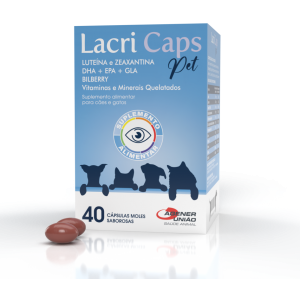 Lacri Caps Pet Suplemento Alimentar- 40 cápsulas