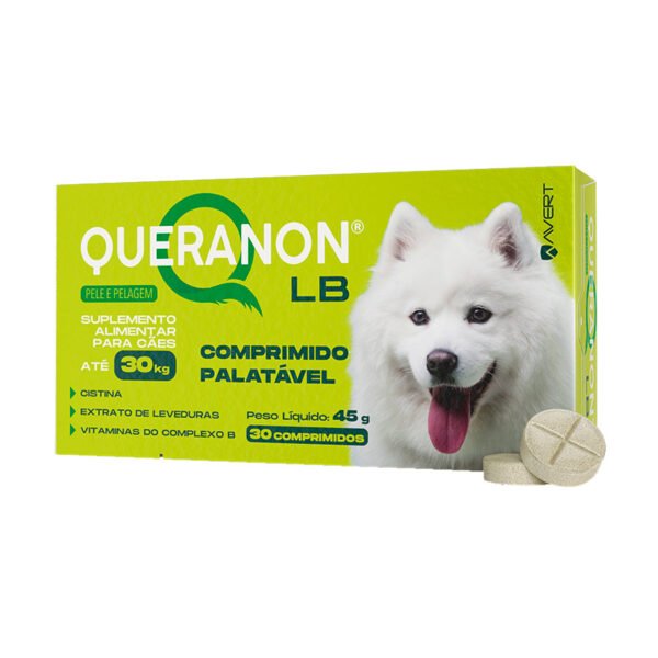Suplemento Avert Queranon LB para Cães 30 Comprimidos