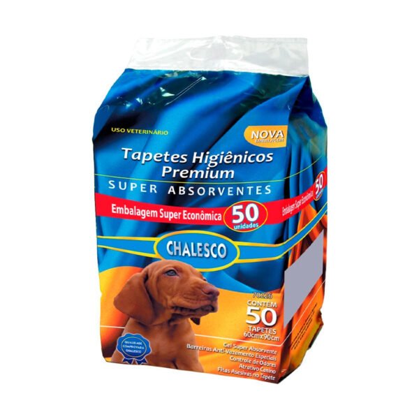 Tapete Higiênico Chalesco 90x60cm - 50 unidades
