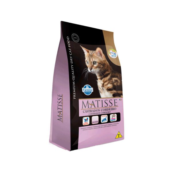 Ração Matisse para Gatos Adultos Castrados Sabor Cordeiro 2kg