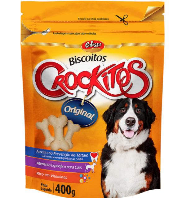 Biscoitos Crockitos Colosso Original 400g